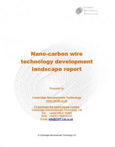 Nano-Carbon Wire Technology Development Report